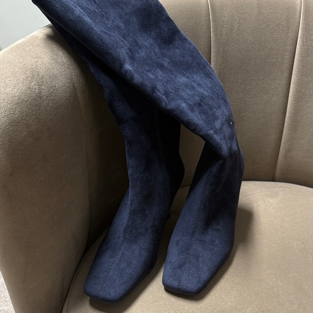 Blue Navy Boots